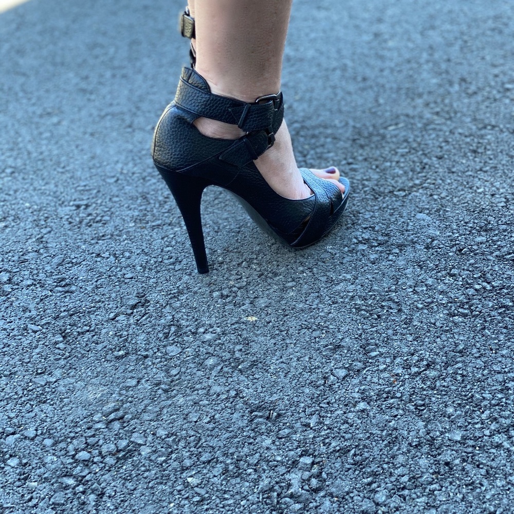 Charles David Double Strap Platform Stiletto’s - image 5